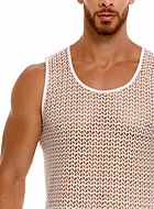 Men's tank top, knit net